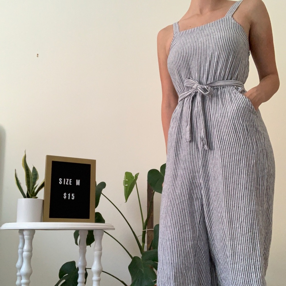 Striped Jumpsuit
